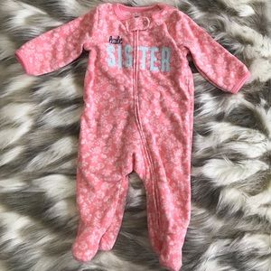 Carters Little Sister Zipper Sleeper